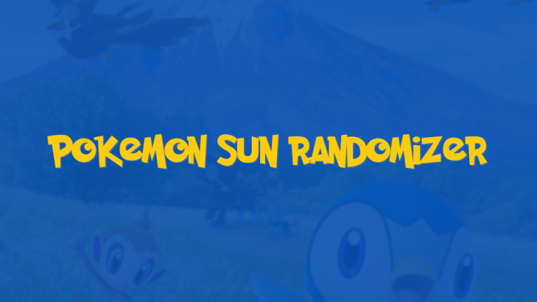 Pokemon Sun Randomizer
