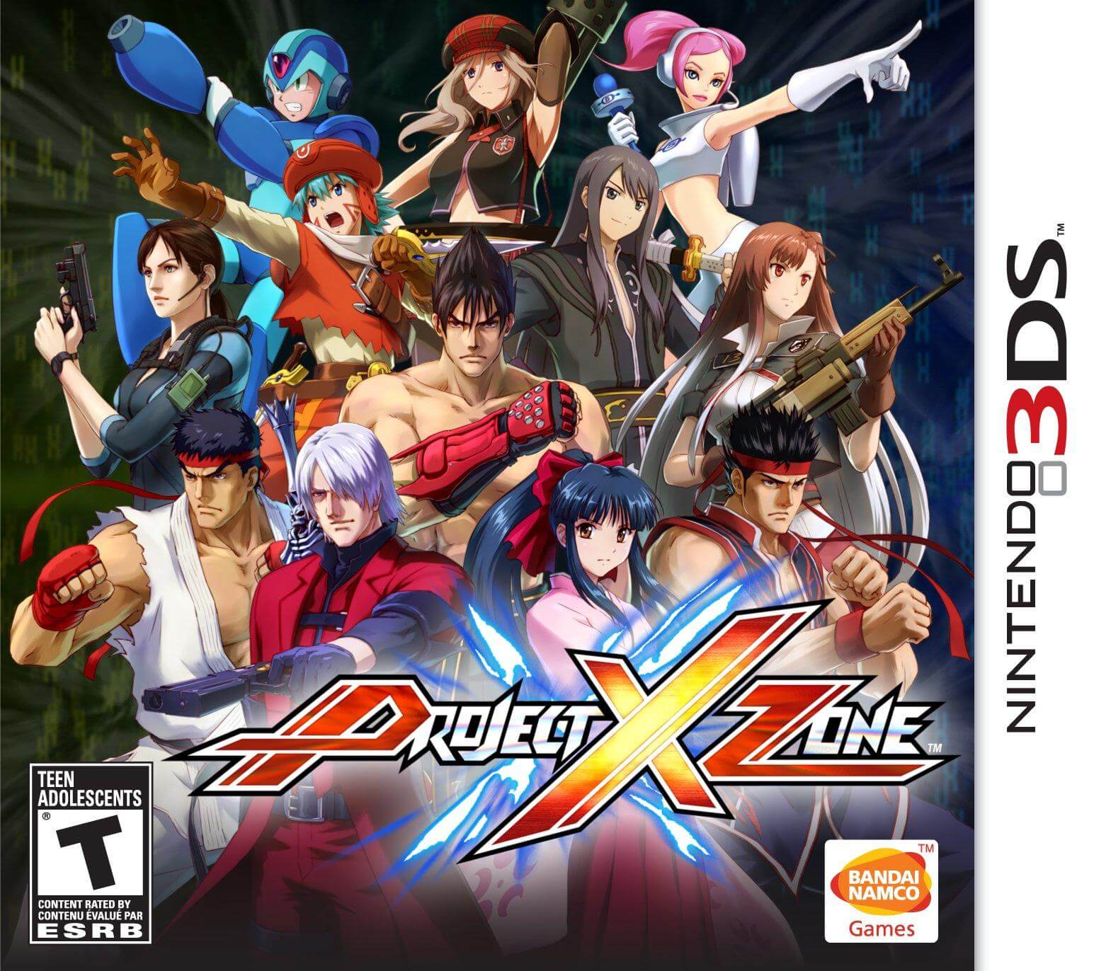 Rom Player Project X Zone ROM - Télécharger for Nintendo 3DS / Namco Bandai Games